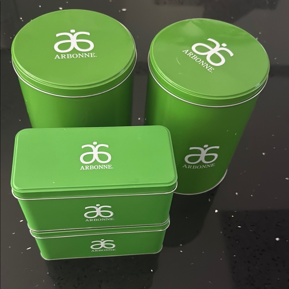 Arbonne Vibrant Green Tin Collection